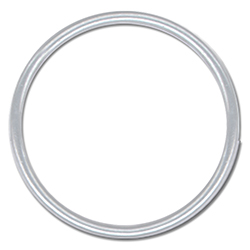 1 - 1/8" LARGE Metal Key Rings, 250 Per Bag