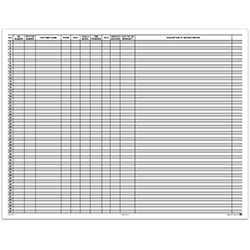 Route Sheet - RS-57 - 57 Line, 17" x 22" 50 Per Pad
