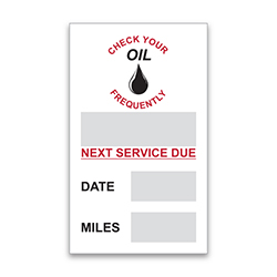 Static Cling Reminders - Generic - BOX of 100