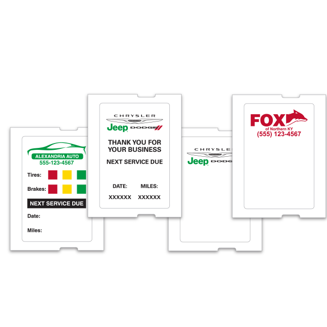 Static Cling Reminders - Custom ROLL - For 5 in 1, Qty. 1 Each