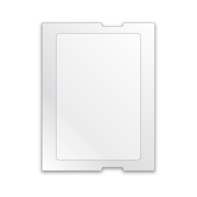 Static Clings - Blank Clear - Long - For 5 in 1, ROLL of 500