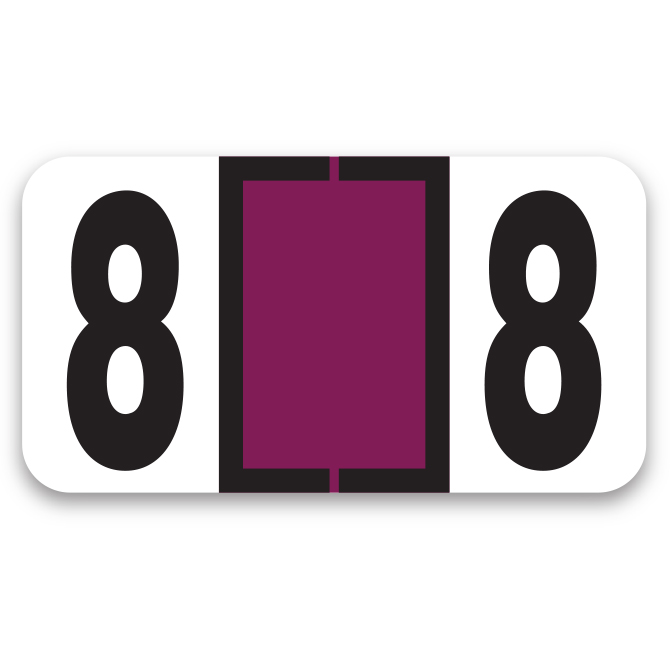 Number 8 Ring Book Style QTY 240 per Pack