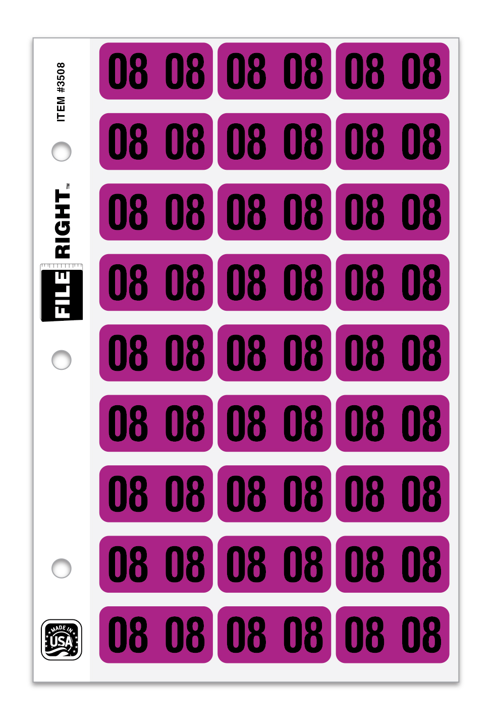 Pack of 270 Year 2008 in Ring book Style