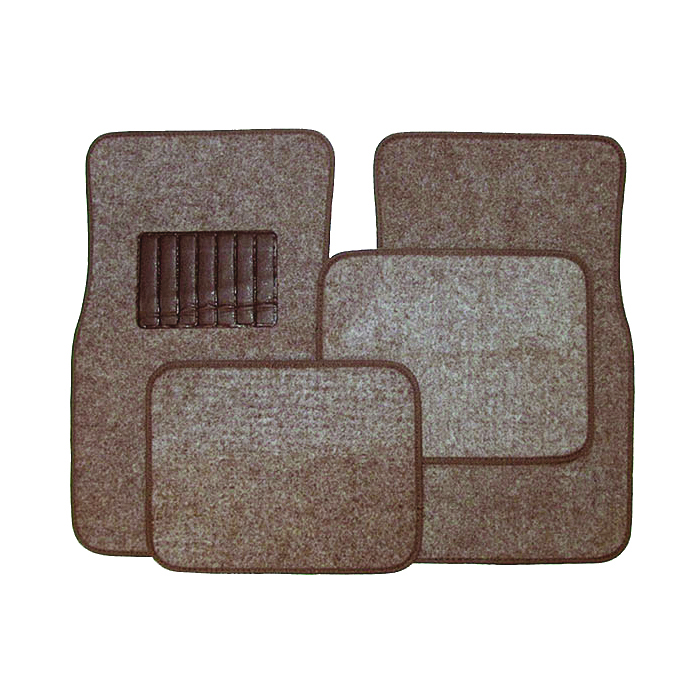 Carpet Floor Mat 4-piece Set- MOCHA - Qty. 1