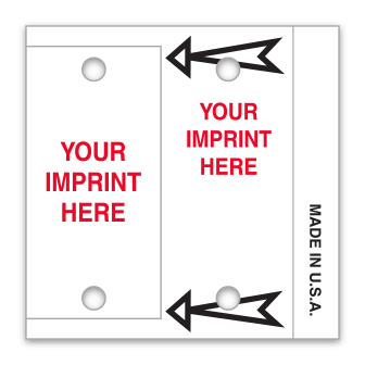 Versa-Tag - CUSTOM - WHITE - 1 Each