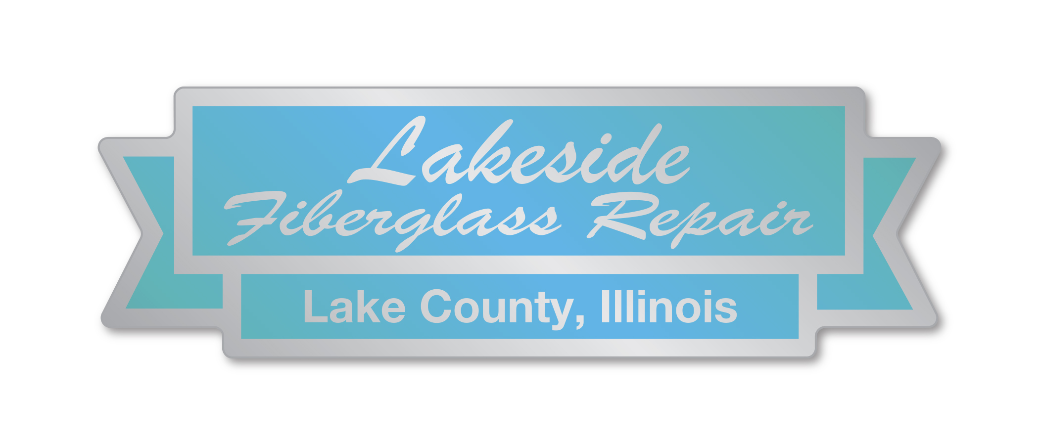 Chrome Polyester  Auto Stickers - Custom Style G - Qty. 1