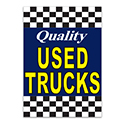 Underhood Sign - QUALITY USED TRUCKS - Qty. 1
