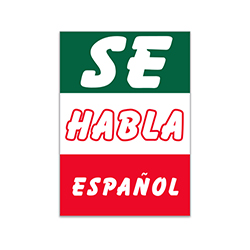 Underhood Sign - SE HABLA ESPANOL - Qty. 1