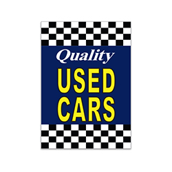 Underhood Sign - QUALITY USED CARS - Qty. 1