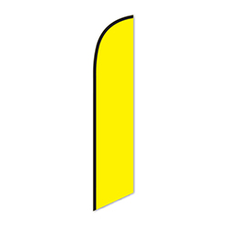 Swooper Banner - SOLID YELLOW - Qty. 1