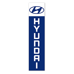 Flat Top Swooper Banner - HYUNDAI - Qty. 1