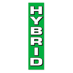 Flat Top Swooper Banner - HYBRID - Qty. 1