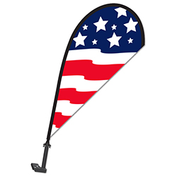 Clip on Paddle Flag - US FLAG - Qty. 1