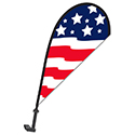 Clip on Paddle Flag - US FLAG - Qty. 1