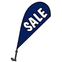 Clip on Paddle Flag - SALE BLUE - Qty. 1