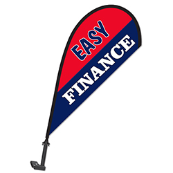 Clip on Paddle Flag - EASY FINANCE - Qty. 1