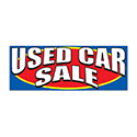 Banner - 12' x 4 1/2' - Used Car Sale - Qty. 1