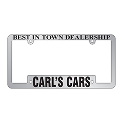 License Plate Frames - Chrome Faced - Qty. 1