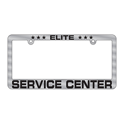License Plate Frames - Brushed Chrome - Qty. 1