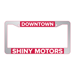 License Plate Frames - Chrome Faced - Premium - Qty. 1