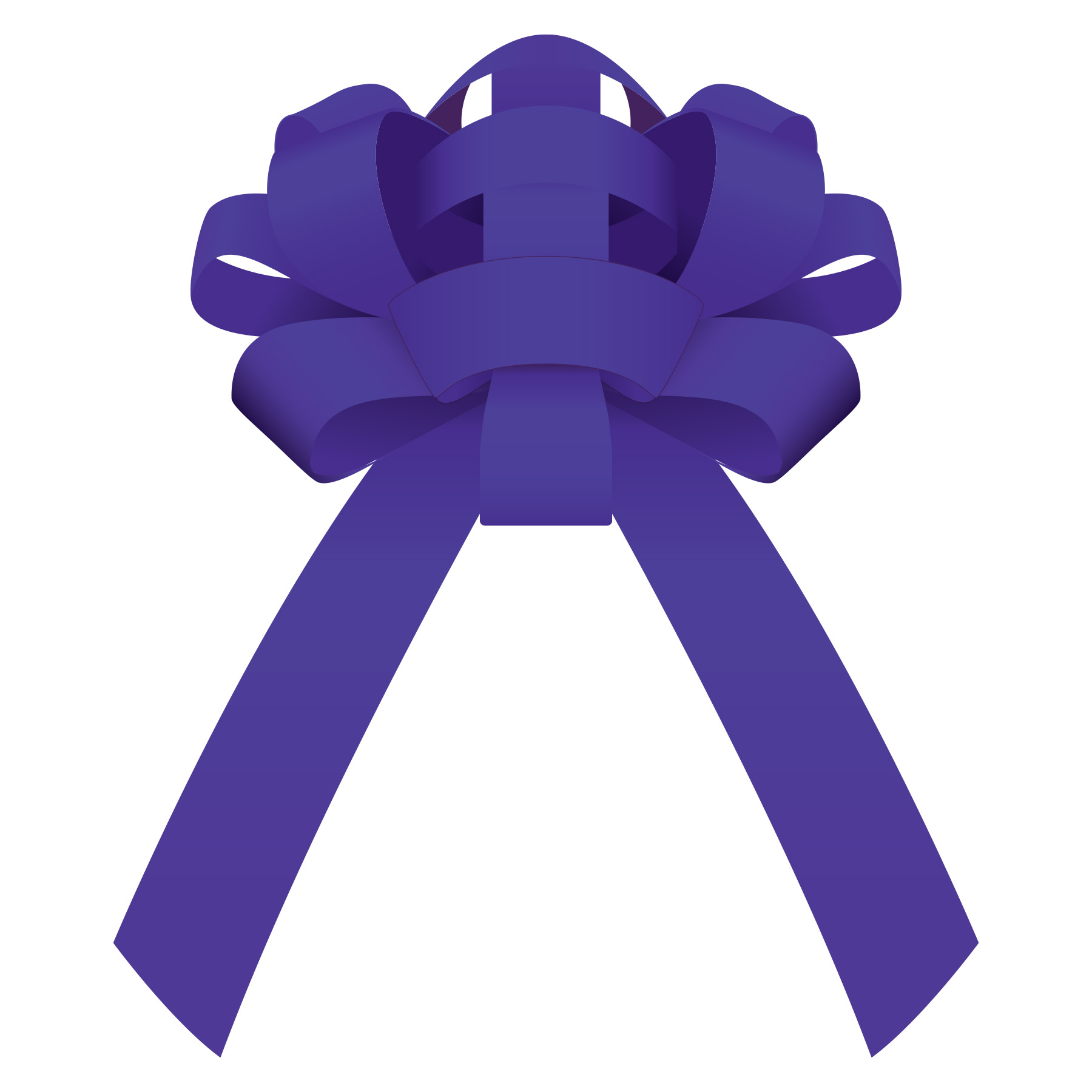 Car Bow - Purple Vinyl 30" - Qty. 1