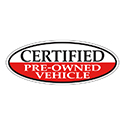 Window Sticker, Red Oval, Certified Pre Owned Vehicle - Qty. 12