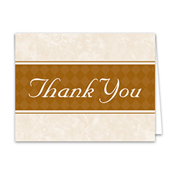 Thank You Card - Thanks For Your Valued Business - Qty. 50