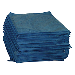 Plush Blue Microfiber Detailing Towel  - Approx. 15" x 15" - Qty. 25
