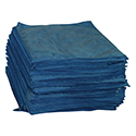 Plush Blue Microfiber Detailing Towel  - Approx. 15" x 15" - Qty. 25

