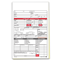 Tow Register Form - 2 part - Qty. 100