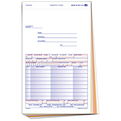 Special Parts Order Form - TOY-115-5NC - Qty. 100