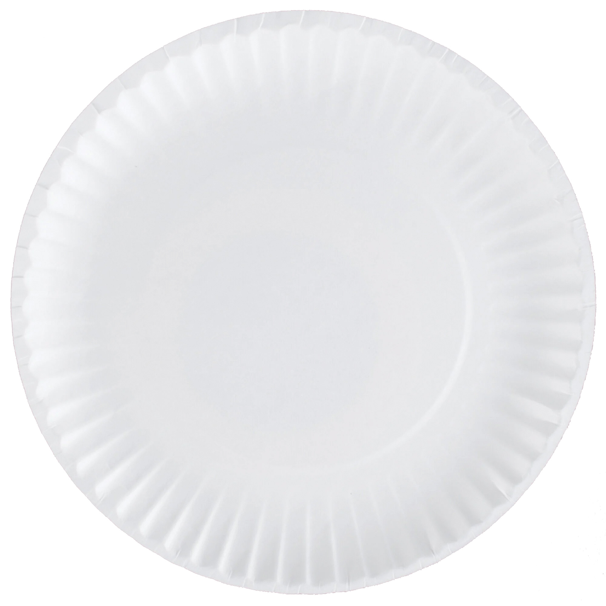 Sysco 9" Paper Plate White - Qty. 1200