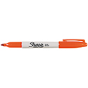 Sharpie Marker - Fine Tip - Orange - Qty. 12 Per Box