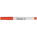 Sharpie Marker - Ultra Fine Tip - Red - Qty. 12 Per Box