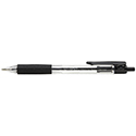 Retractable Ball Pen - 1 mm - Black - Qty. 12 Per Box