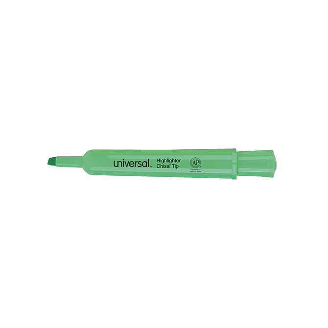 Highighter - Chisel Tip - Green - Qty. 12 Per Box