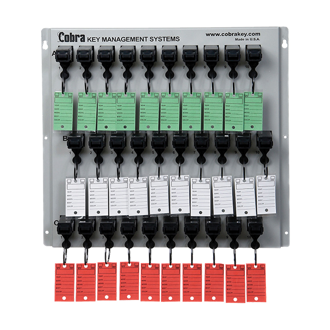 Key Management System-Wall Boards - 30 Key System - Qty. 1