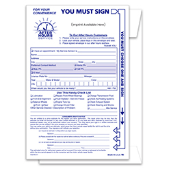 Multi-Choice AFter Hours Envelope - NDE-MULTI - IMPRINTED - Qty. 1 each