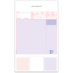 Laser Service Invoices with Coupons - LZR-SI-14 - Imprinted - Qty. 1 each