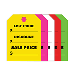 List Price-Discount Price-Sale Price