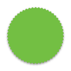 CSI Custom Labels - LIME FLUORESCENT- Qty. 1 each
