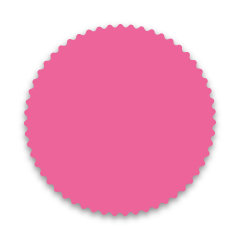 CSI Custom Labels - PINK FLUORESCENT - Qty. 1 each