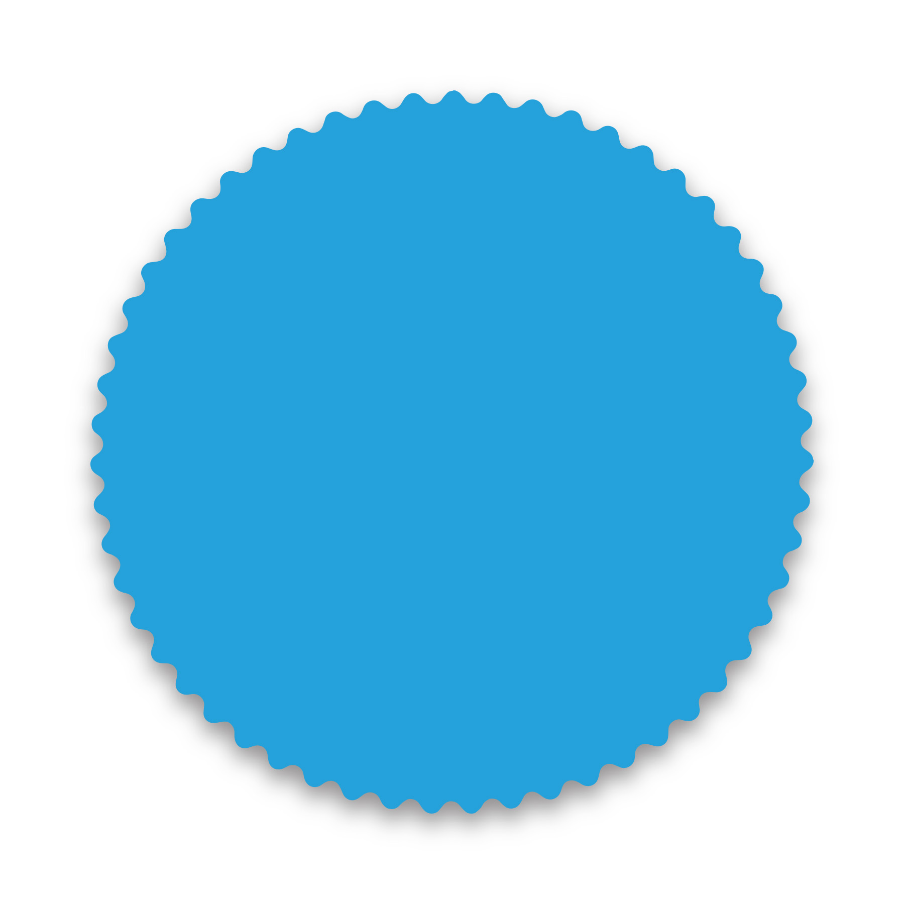 CSI Stock Labels - BLUE FLUORESCENT - Qty. 1000
