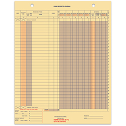 Cash Receipt Journal - AA-1301 - BUFF - Qty. 50