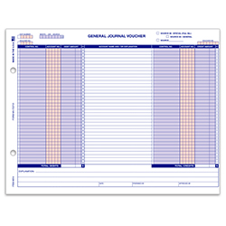 General Journal Voucher - A-7221-VI - Qty. 100