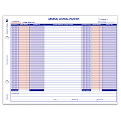 General Journal Voucher - ERA-7221 - Qty. 100