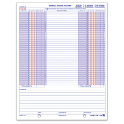 General Journal Voucher - A-150 - Qty. 100