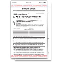 Buyers Guide - BG-2017- As Is - 2 Part - Imprinted - Qty. 1 each