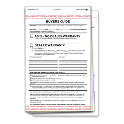 Buyers Guide - BG-2017-3PT - AI-E - As Is - 3 Part - Qty. 100