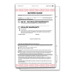 Buyers Guide - BG-2017 - As Is - 2 Part - No Lines - Imprinted - Qty. 1 eac